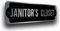 Deca Moda Schrank Schild Hausmeister Schrank Schild Hausmeister Schrank Schrank Schild Business Schild Hausmeister Schrank Tür Schilder Silber Finish 22,9 x 7,6 cm