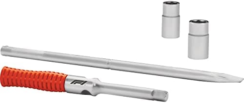 FORMULA1 KEINEMARKE 10801 Clé pour écrou de Roue avec 2 Embouts et poignée rotative à 360° Tailles de clés 17, 19, 21 et 23 mm Argenté/Rouge