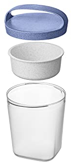 koziol BUDDY 0,5 Snackpot mit Einsatz und Deckel 500ml