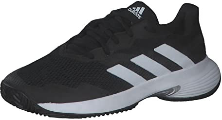 Adidas Damen Courtjam Control W Shoes-Low (Non Football), Core Black/FTWR White/Silver Met, 38 EU