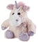 Warmies Junior glitzerndes rosa Einhorn-Plüschtier, vollständig erwärmbarer und beschwerter Teddy mit leichtem Duft nach getrocknetem französischem Lavendel