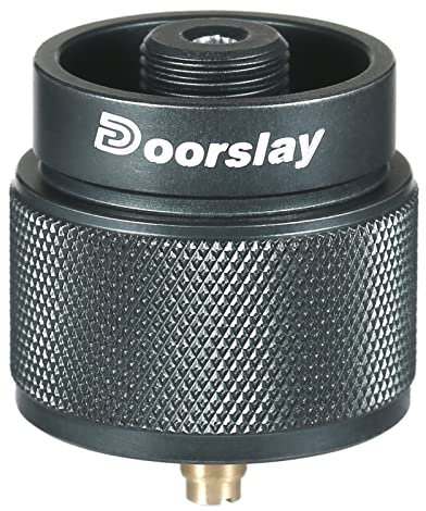doorslay Robuster ultraleichter Campingkocher-Adapter Propan-Zylinder-Konverter für Camping, Trekking, Wandern, Grillen