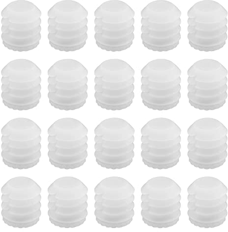 VGOL 100PCS Tasselli Ad Espansione Cerniera M4x10mm Tasselli Ad Espansione In Plastica 3mm Inserti Tasselli Cerniera Bianca Accessori Per Armadio Armadio 8.8x10mm
