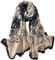 prinfantasy Seidentuch Damen Schal Floral Print Scarf Blumenmuster Sommer Scarves Bunt Stola Halstuch Tuch Seidenschal Blumen Scarf M180059