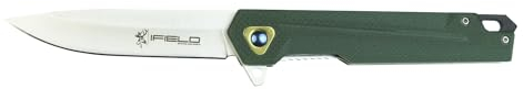 IFIELD Messer EL29048. Entworfen in Spanien. mit 3cr13 Stahl, 9 cm lang. Griffschalen aus G10. Gesamtlänge 21 cm. Das ideale Werkzeug für Camping, Angeln, Jagd und sportliche Aktivitäten.
