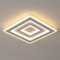 Comely LED Deckenleuchte 52W Quadrat 40cm, Warmweiß 3000K, Moderne Deckenlampe für Wohnzimmer, Schlafzimmer, Flur, Küche, Acryl LED Deckenbeleuchtung Innen, Flache Lampe Weiß