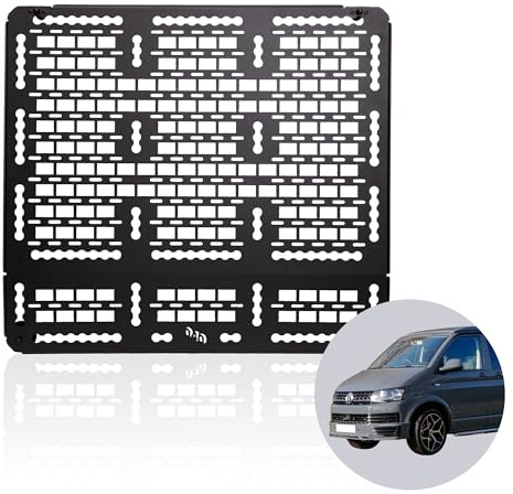 040 Parts Molle Board für VW T5 T6 T6.1 Schiebetür – Universelle Gerätehalterung und zusätzlicher Stauraum für Abenteuer, Camping