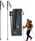 OKHEALING Ultraleichte Trekkingstöcke Faltbar 2er Set Ultraleicht Kohlefaser Trail Stöcke mit Feuchtigkeitstransport Griff mit Aufbewahrungstasche (130cm)