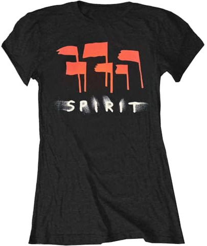 Rock Off officially licensed products Depeche Mode Red Global Spirit Tour Skinny Fit T Shirt