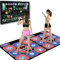 Dance Mat for Adults & Kids, Double User Dance Pad Game with Wireless Controller for TV, Plug and Play Electronic Dance Mats with 200 In Music 60 Sensory Games, Exercise Dancing Mat for Family Games