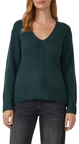 s.Oliver Alpakamixpullover mit Strickmuster