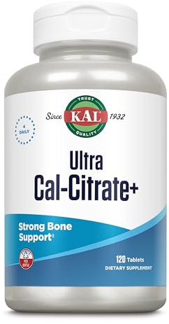KAL Ultra Cal-Citrate Plus | vegan | laborgeprüft | 120 Tabletten