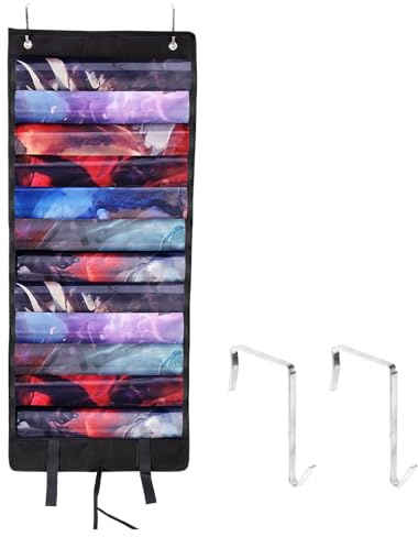 Lyreh Playmat Tube Storage Bag, PVC Hangable Playmat Holder with 2 Hooks Standard Durable Game Mat Storage Bag Practical Accessories for TCG/MTG Game Mat