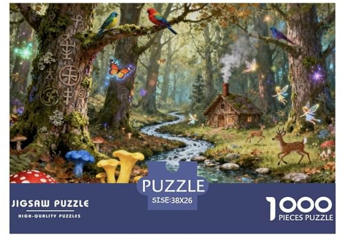 Das Dschungelbuch Hölzerne Puzzles Wasserfest 1000-teiliges Puzzle Für Erwachsene Unmöglich Herausfordernde Puzzlespiele