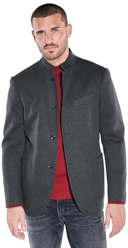 emilio adani Herren Freizeit-Sakko Slim fit, Anthrazit