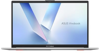 ASUS Vivobook Go 15 Notebook 15,6 FHD 60Hz mit Intel N150 Prozessor, Intel UHD Grafik, 8GB RAM, 128GB SSD, Kaltsilber