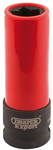Draper 16175 DR. HI-Torq Wheel Nut Socket for Alloy Wheels for Benz, 1/2-Inch, 17 mm