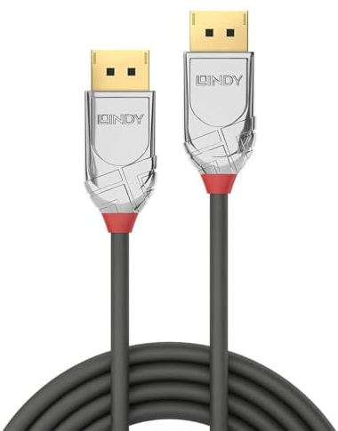 LINDY 2m Cromo® DisplayPort Kabel, anthrazit