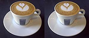 Holland Plastics Original Brand 2 X 5.5 oz Cappuccino Cups and Saucers