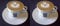 Holland Plastics Original Brand 2 X 5.5 oz Cappuccino Cups and Saucers
