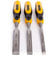 DYNAGRIP™ Bevel Edge Chisel with Strike Cap Set, 3 Piece