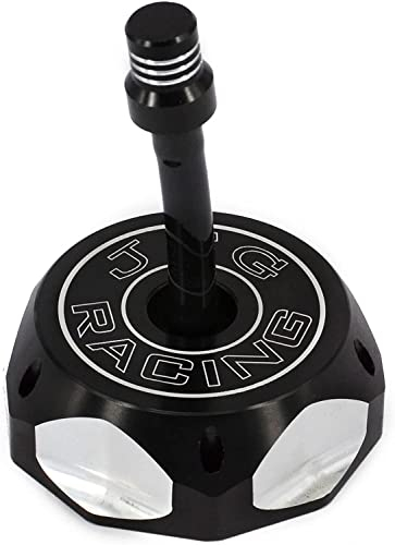 48.5mm Tankdeckel,CNC Aluminium Motorrad Tankdeckel mit Entlüftung für Dirt Pit Bike Enduro Motocross Supermoto-Schwarz
