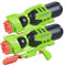 Speeron Spritzpistolen Gärten: 2er-Set Kinder-XL-Wasserpistolen, 1.600-ml-Wassertank, 3 Strahlarten (Mitgebseln, Wasserspritzpistole, Wasserbomben)