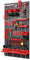 PAFEN Lagersystem 1170x576mm Stapelboxen Wandregal Schüttenregal Halterungen, 6 Boxen