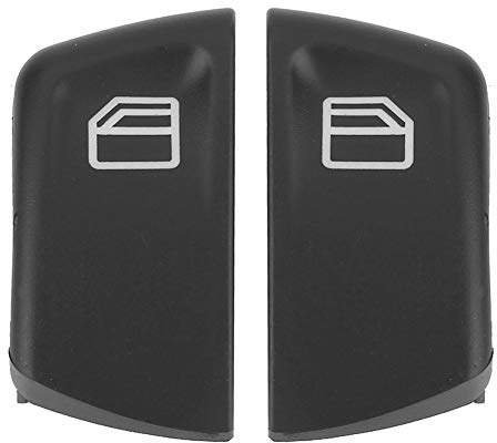 Fensterschalter-Kappe, 2 Stück Auto Stromversorgung Schalter Abdeckung Schalter Abdeckung Schalter Auto Fenster Schalter für Vito Viano W639 Sprinter II 906