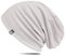 WANSSY® Damen Herren Unisex Uni Farbe Beanie mit Sternchen Fashion Einheitshröße Kopfbedeckung (Weiß)