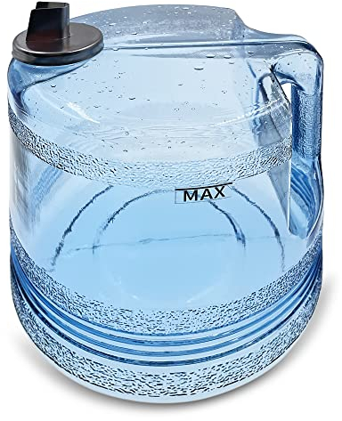 Xcivi 1 Gallon/ 4L Water Container for Distiller, Portable Plastic Collection Bottle, Compatible with Megahome and Other Countertop Water Distillers