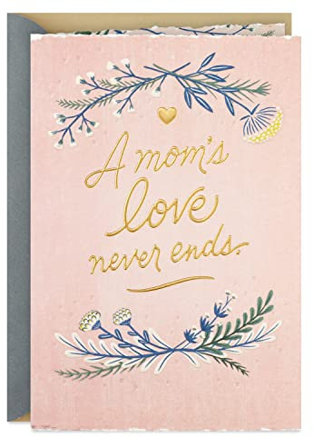 Hallmark Trauerkarte für den Verlust der Mutter (A Mom's Love Never Ends)