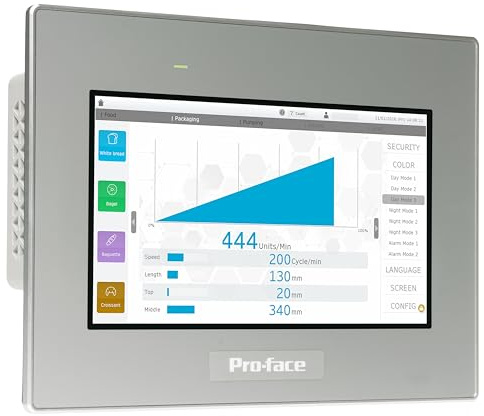 Schneider Electric Zubehör für PC und Laptop, Modell: HMI Terminal, 17,8 cm (7 Zoll), Blau