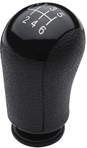 FanPaYY Perilla de Cambio de Marchas 6 Velocidades, Pomo de la Palanca de Cambio Manual compatible con Ford Focus Mondeo MK3 Transit Galaxy Fiesta MK6 S-MAX C-MAX