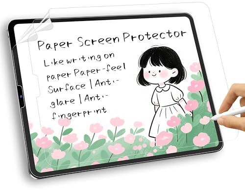 Phimoos [2 Pack] Paper Screen Protector for iPad Pro 12.9 Inch (6th/5th/4th/3rd Generation, 2022/2021/2020/2018), Matte Texture Paper Film, Crafted for Natural Writing, Anti Glare, Touch Sensitivity