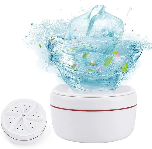 Deals Mini Lavadora Portátil, Mini Lavadora, Lavadora Ultrasónica, Multifunción Lavadora con Cable USB para Viaje Viaje de Trabajo Doméstico
