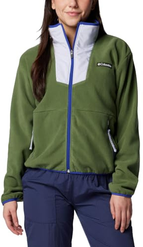 Columbia Sequoia Grove Fleece mit durchgehendem Reißverschluss für Damen, Canteen/Snowdrift/Clematis Blue, XL