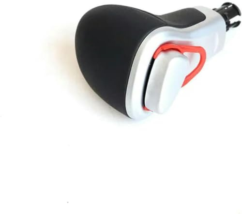 TWSIT Schwarz Grau Leder Automatik Schaltknauf Hebel Handball für Audi Q7 Q5 A3 A4 A5 A6 A7 C6 C7 4G1 713 139 LHD Automatik