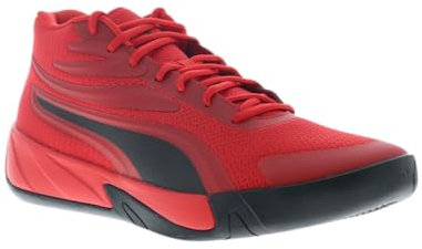 Puma Scarpe da Basket Court PRO da Uomo, per Tutti i Tempi Rosso-Nero, 42 EU