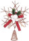 Cabilock Weihnachtsbaumspitze Stern Heilige Drahtstern-baumkrone Weihnachtsschmuck Weihnachtsdekorationen Für Den Außenbereich Weihnachtsbaumspitze Dekoration Winterurlaub Dekoration Holz
