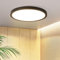 cliheet Deckenlampe LED Deckenleuchte Flach - Ø18cm Badezimmerlampe Schwarz 15W Küchenlampe Rund Badezimmer Deckenbeleuchtung 3000K Badlampe Klein IP44 Warmweiß Flurlampe für Schlafzimmer Flur Bad