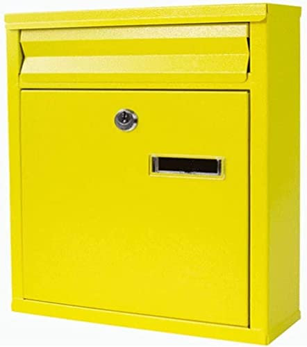 Boîte aux Lettres Murale Boîte aux lettres Boîte aux lettres Boîte aux lettres Boîte aux lettres, Boîtes aux lettres murales, Boîte aux lettres jaune verrouillable Boîtes aux lettres, Boîte aux lettre