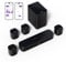 ULTIMEA 7.1ch Virtual Surround Sound Bar, App Control, Soundbar with Subwoofer, OPT/AUX/BT, Sound Bar for Smart TV with 4 Surround Speakers,Surround Sound System for TV, Aura A40