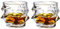 SHUZHENG Tsuki Glass Whiskey Glasses,Japanese Whiskey Glasses,Crystal Whiskey Glasses, Whiskey Glasses for Men Stemless Wine Glass Set Unique Whiskey Glasses