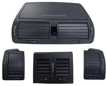 QFJFBGGH Armaturenbrett vorne Für Skoda Für Octavia 2 A5 MK2 RS 2004-2014 11ZD820951,1ZD819203 Auto Zentrale Links Rechts Hinten Air Vent AC Vent Grille Montage Klimaanlage Outlet(4 PCS)
