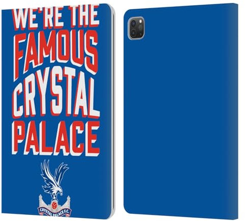Head Case Designs sous Licence Officielle Crystal Palace FC We're The Famous Finale De Coupe 2025 Étui Portefeuille en Cuir Compatible avec Apple iPad Pro 11 2020/2021 / 2022