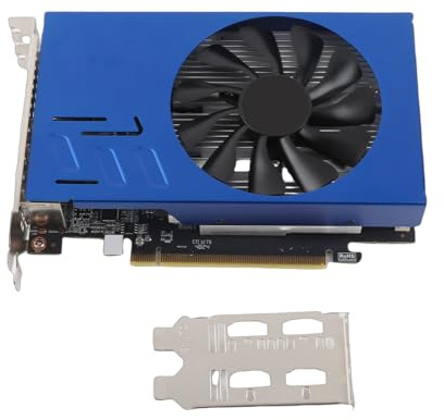 XZXCVN Scheda Grafica 2GB GDDR5, Video Card Low Profile 128bit, 6 Porte HDMI, Risoluzione 3840x2160 - Prestazioni Elevate, Consumo Energetico Ridotto, Multi Display per Ufficio e