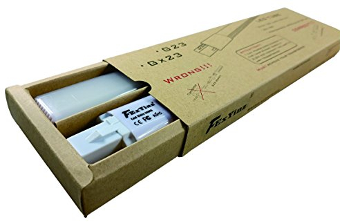 FExYinz MEHRWEG 2er-Pack 9,25 Zoll Ra 90 G23 LED-Lampe 8 Watt Kaltweiß 6000K 800 Lumen PLS CFL Kompakte LED Leuchtstoffröhre
