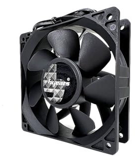 Bgears b-Blaster 120 x 38 mm 2 Ball Bearing 4500 RPM DC Fan with Excellent Airflow upto 218 CFM - Black