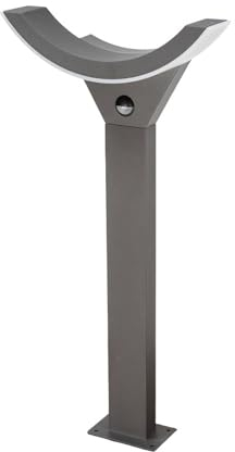Lucande LED Wegeleuchte/Pollerleuchte mit Bewegungsmelder, Höhe 60cm Wegelampe spritzwassergeschützt IP54 8,5W Außenleuchte
